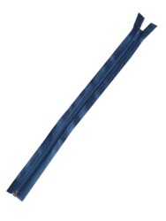 Angel Çanta Aksesuar Petrol Mavi Renk 40 Cm Plastik Diş Fermuar Fd4 - Angel Çanta Aksesuar