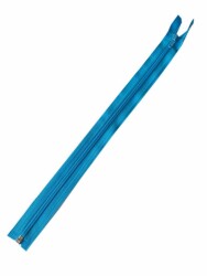 Angel Çanta Aksesuar Turkuaz Renk 40 Cm Plastik Diş Fermuar Fd10 - Angel Çanta Aksesuar