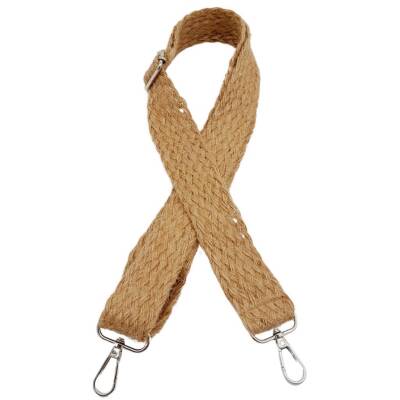 Angel Çanta Aksesuar 120x4 cm Jüt Kolon Çanta Sapı Gümüş Metalli - 2