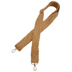 Angel Çanta Aksesuar 120x4 cm Jüt Kolon Çanta Sapı Light Gold Metalli - 3