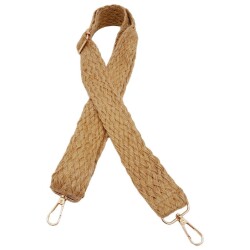 Angel Çanta Aksesuar 120x4 cm Jüt Kolon Çanta Sapı Light Gold Metalli - 2