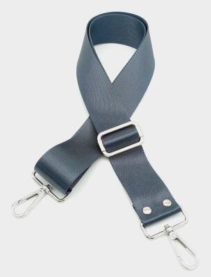 Angel Çanta Aksesuar Polyester Kolon 120X4 Cm Gri Gümüş Metalli - 1