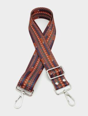 Angel Çanta Aksesuar Polyester Kolon 120X4 Cm No:1 Gümüş Metalli - 1