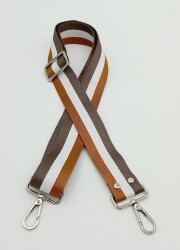 Angel Çanta Aksesuar Polyester Kolon 120X4 Cm No:10 Gümüş Metalli - Angel Çanta Aksesuar