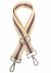 Angel Çanta Aksesuar Polyester Kolon 120X4 Cm No:14 Gümüş Metalli - Angel Çanta Aksesuar