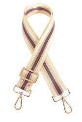 Angel Çanta Aksesuar Polyester Kolon 120X4 Cm No:14 Light Gold Metalli - Angel Çanta Aksesuar