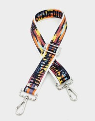 Angel Çanta Aksesuar Polyester Kolon 120X4 Cm No:2 Gümüş Metalli - Angel Çanta Aksesuar