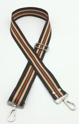 Angel Çanta Aksesuar Polyester Kolon 120X4 Cm No:3 Gümüş Metalli - Angel Çanta Aksesuar