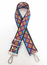 Angel Çanta Aksesuar Polyester Kolon 120X4 Cm No:8 Gümüş Metalli - Angel Çanta Aksesuar