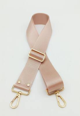 Angel Çanta Aksesuar Polyester Kolon 120X4 Cm Pudra Light Gold Metalli - 1