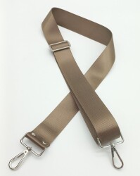 Angel Çanta Aksesuar Polyester Kolon 120X4 Cm Vizon Gümüş Metalli - Angel Çanta Aksesuar