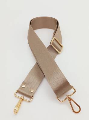 Angel Çanta Aksesuar Polyester Kolon 120X4 Cm Vizon Light Gold Metalli - 1