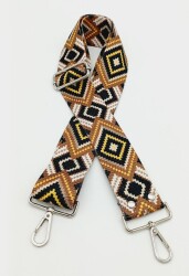 Angel Çanta Aksesuar Polyester Kolon 120X5 Cm No:15 Gümüş Metalli - Angel Çanta Aksesuar