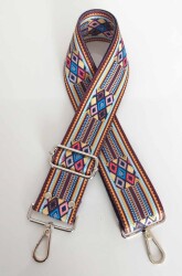 Angel Çanta Aksesuar Polyester Kolon 120X5 Cm No:21 Gümüş Metalli - Angel Çanta Aksesuar