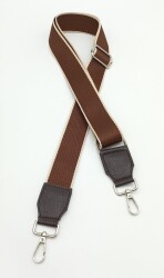 Angel Çanta Aksesuar Suni Derili Polyester Kolon 120X4 Cm No:1 Gümüş Metalli - Angel Çanta Aksesuar