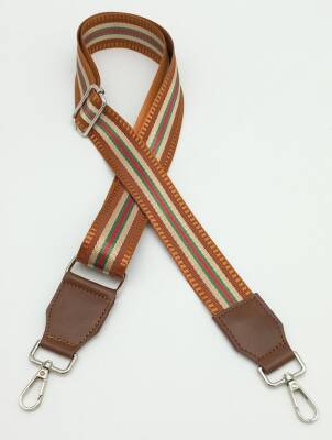 Angel Çanta Aksesuar Suni Derili Polyester Kolon 120X4 Cm No:3 Gümüş Metalli - 1