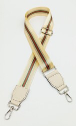 Angel Çanta Aksesuar Suni Derili Polyester Kolon 120X4 Cm No:5 Gümüş Metalli - Angel Çanta Aksesuar