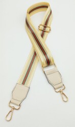 Angel Çanta Aksesuar Suni Derili Polyester Kolon 120X4 Cm No:5 Light Gold Metalli - Angel Çanta Aksesuar