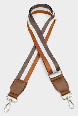 Angel Çanta Aksesuar Suni Derili Polyester Kolon 120X4 Cm No:7 Gümüş Metalli - 1