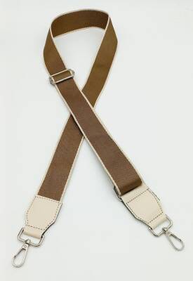 Angel Çanta Aksesuar Suni Derili Polyester Kolon 120X4 Cm No:8 Gümüş Metalli - 1