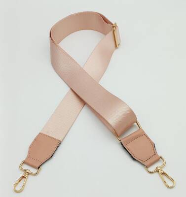 Angel Çanta Aksesuar Suni Derili Polyester Kolon 120X4 Cm Pudra Light Gold Metalli - 1