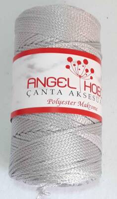 Angel Çanta Aksesuar Angel Açık Gri Renk Polyester Makrome No:24 - 1