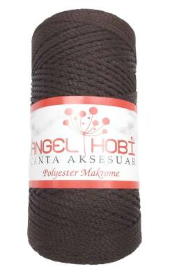 Angel Çanta Aksesuar Angel Koyu Kahve Renk Polyester Makrome No:23 - 1