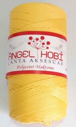 Angel Çanta Aksesuar Sarı Renk Polyester Makrome - Angel Çanta Aksesuar