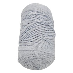 Angel Çanta Aksesuar Simli Polyester Makrome Bebe Mavi Renk 200 gr - 2