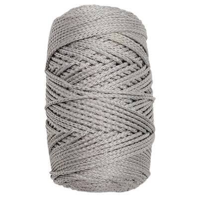 Angel Çanta Aksesuar Simli Polyester Makrome Gri Renk 200 gr - 1