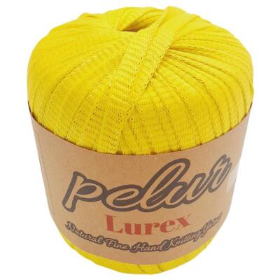 Angel Çanta Aksesuar Pelur Lurex Simli Ribbon İp Sarı Renk - 1
