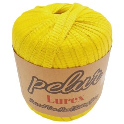 Angel Çanta Aksesuar Pelur Lurex Simli Ribbon İp Sarı Renk - Angel Çanta Aksesuar