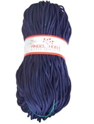 Angel Çanta Aksesuar Polyester Rulo Makrome Lacivert 5Mm - Angel Çanta Aksesuar