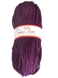 Angel Çanta Aksesuar Polyester Rulo Makrome Mor 5Mm - Angel Çanta Aksesuar