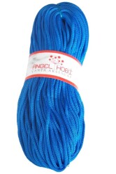 Angel Çanta Aksesuar Polyester Rulo Makrome Saks Mavi 5Mm - Angel Çanta Aksesuar