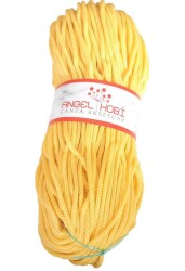 Angel Çanta Aksesuar Polyester Rulo Makrome Sarı 5Mm - Angel Çanta Aksesuar