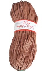 Angel Çanta Aksesuar Polyester Rulo Makrome Taba 5Mm - Angel Çanta Aksesuar