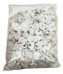 Angel Çanta Aksesuar Beyaz Renk 1 Cm Pul 40 Gr - Angel Çanta Aksesuar