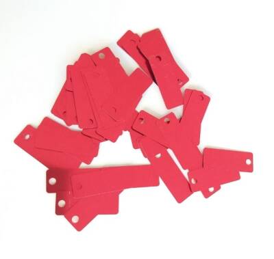 Angel Çanta Aksesuar Dikdörtgen Pul Kırmızı - 1