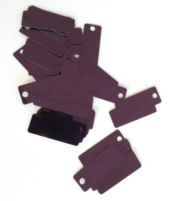 Angel Çanta Aksesuar Dikdörtgen Pul Mor - 1