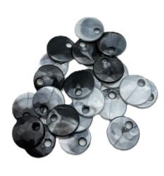 Angel Çanta Aksesuar Gri Ebruli Renk 2 Cm Pul 100 Gr (Sedef Görünümlü Plastik) - Angel Çanta Aksesuar
