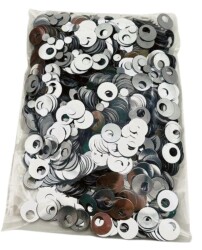 Angel Çanta Aksesuar Gri Renk 1 Cm Pul 40 Gr - Angel Çanta Aksesuar