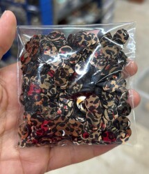 Angel Çanta Aksesuar Leopar Renk 1 Cm Pul 40 Gr - 2