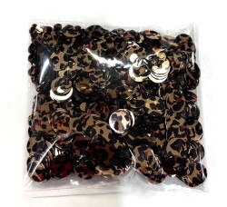 Angel Çanta Aksesuar Leopar Renk 1 Cm Pul 40 Gr - Angel Çanta Aksesuar