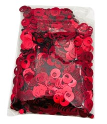 Angel Çanta Aksesuar Kırmızı Renk 1 Cm Pul 40 Gr - Angel Çanta Aksesuar