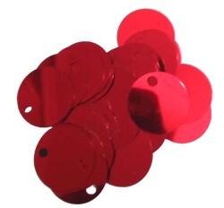 Angel Çanta Aksesuar Kırmızı Renk 3 Cm Çapında Pul - Angel Çanta Aksesuar