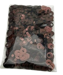 Angel Çanta Aksesuar Koyu Kahve Renk 1 Cm Pul 40 Gr - Angel Çanta Aksesuar