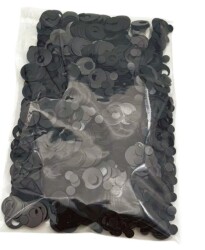 Angel Çanta Aksesuar Siyah Renk 1 Cm Pul 40 Gr - Angel Çanta Aksesuar