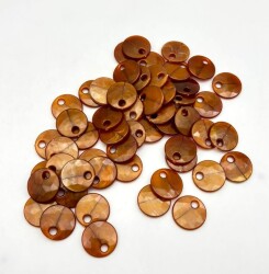 Angel Çanta Aksesuar Taba-Golden Renk 2 Cm Pul 100 Gr (Sedef Görünümlü Plastik) - Angel Çanta Aksesuar