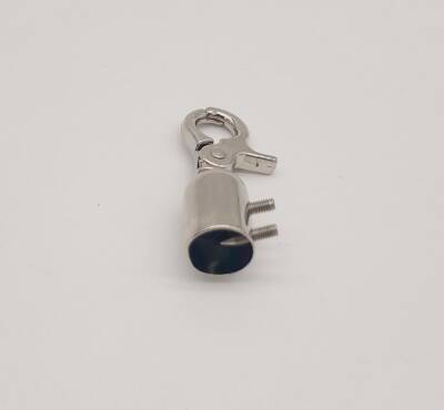 Angel Çanta Aksesuar 12 mm Gümüş Renk Kancalı Kovan 1 Adet - 2